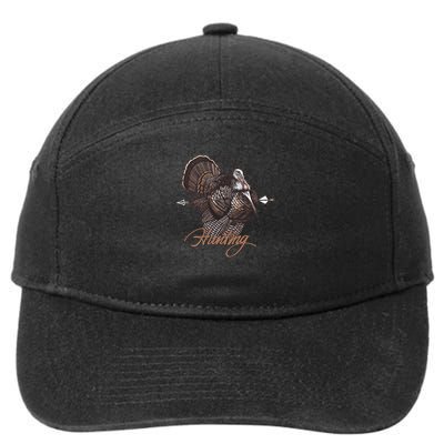 Hunting Wild Turkey 7-Panel Snapback Hat