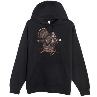 Hunting Wild Turkey Premium Pullover Hoodie