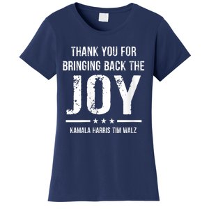 Harris Walz T Thank You For Bringing Back The Joy Political Women's T-Shirt