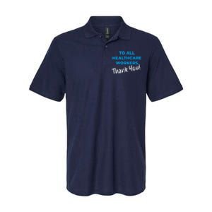 Healthcare Workers Thank You! Nurses & Doctors Support Softstyle Adult Sport Polo