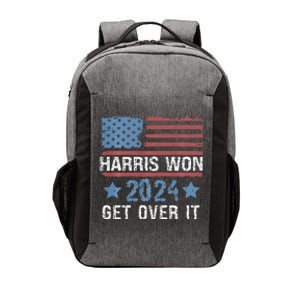 Harris Won The 2024 Elections Shirts Harris Won Get Over It Vector Backpack