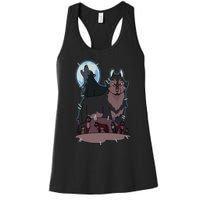 Hunter`S Wolf T Women's Racerback Tank