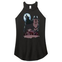 Hunter`S Wolf T Women's Perfect Tri Rocker Tank