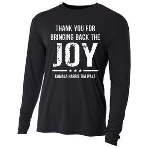 Harris Walz T Thank You For Bringing Back The Joy Political Cooling Performance Long Sleeve Crew