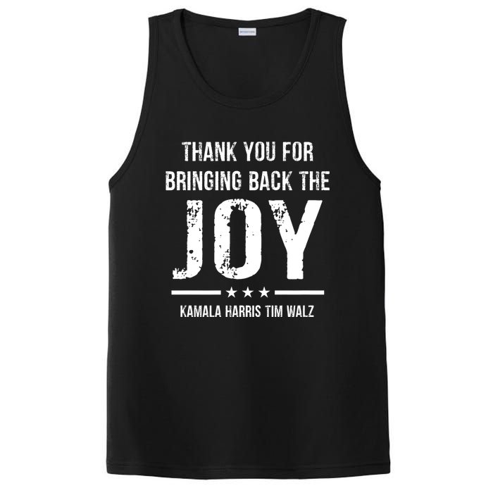 Harris Walz T Thank You For Bringing Back The Joy Political PosiCharge Competitor Tank