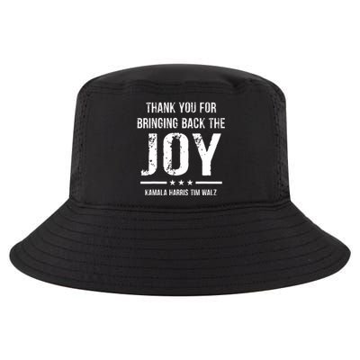 Harris Walz T Thank You For Bringing Back The Joy Political Cool Comfort Performance Bucket Hat