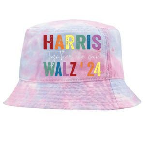 Harris Walz Together We Can Election Lgbt Harris Walz Waltz Tie-Dyed Bucket Hat