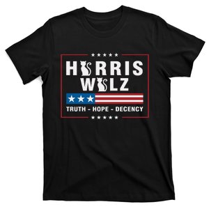 Harris Waltz Tim Walz Kamala Harris America President Election T-Shirt