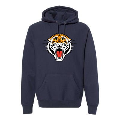 Head Wests Tigers Football Club Afl Footy Premium Hoodie