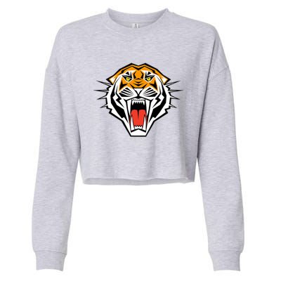 Head Wests Tigers Football Club Afl Footy Cropped Pullover Crew