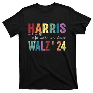 Harris Walz Together We Can Election Lgbt Harris Walz Waltz T-Shirt