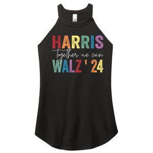 Harris Walz Together We Can Election Lgbt Harris Walz Waltz Women's Perfect Tri Rocker Tank