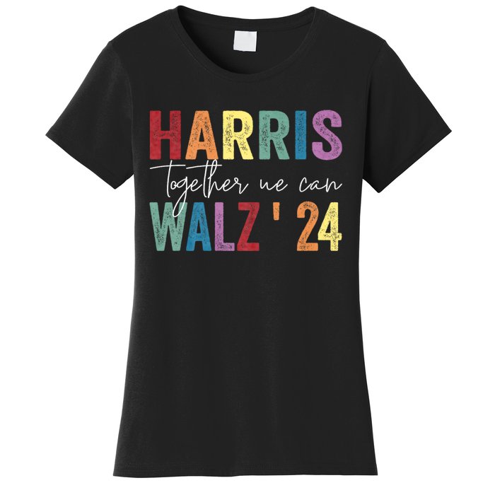 Harris Walz Together We Can Election Lgbt Harris Walz Waltz Women's T-Shirt