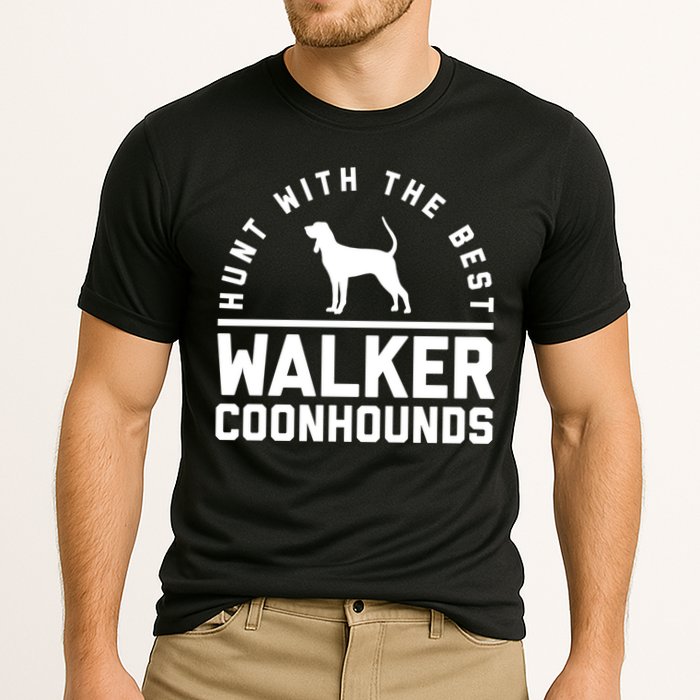 Hunt With The Best ~ Walker Coonhound Gift Cooling Performance Crew T-Shirt