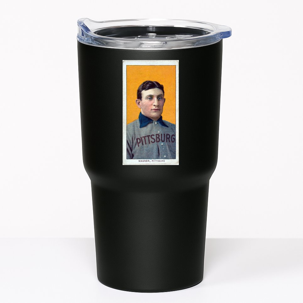 Honus Wagner T206 Baseball Card Tumbler