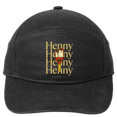 Henny  When The HennyS In The System. Henny Parody 7-Panel Snapback Hat
