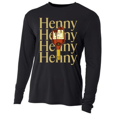 Henny  When The HennyS In The System. Henny Parody Cooling Performance Long Sleeve Crew