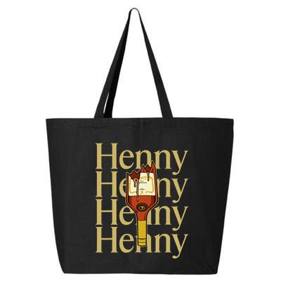 Henny  When The HennyS In The System. Henny Parody 25L Jumbo Tote
