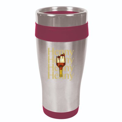 Henny  When The HennyS In The System. Henny Parody 16oz Travel Tumbler