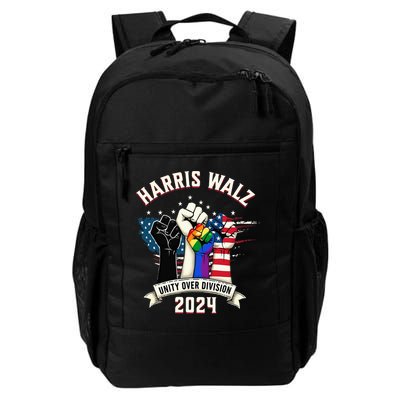 Harris Walz Unity Over Division Harris Walz Daily Commute Backpack