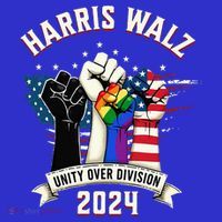 Harris Walz Unity Over Division Harris Walz Poster