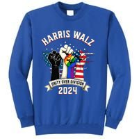 Harris Walz Unity Over Division Harris Walz Tall Sweatshirt