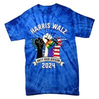 Harris Walz Unity Over Division Harris Walz Tie-Dye T-Shirt