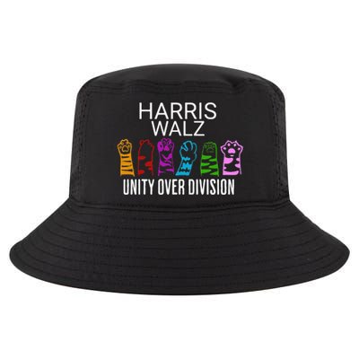 Harris Walz Unity Over Division Election 2024 Cool Comfort Performance Bucket Hat