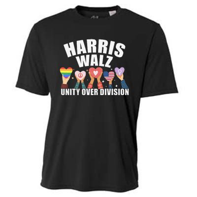 Harris Walz Unity Over Division Election 2024 Cooling Performance Crew T-Shirt