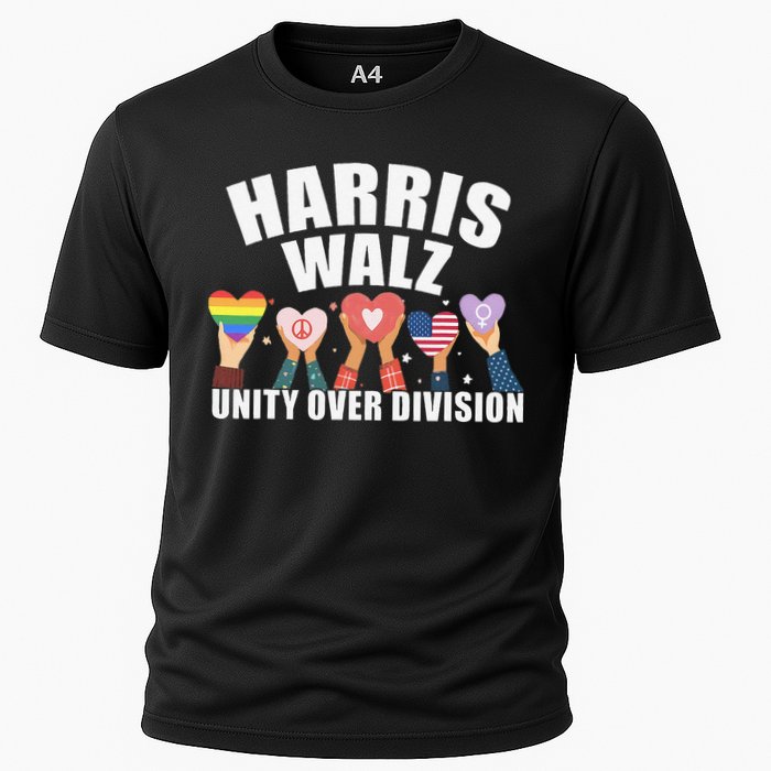 Harris Walz Unity Over Division Election 2024 Cooling Performance Crew T-Shirt