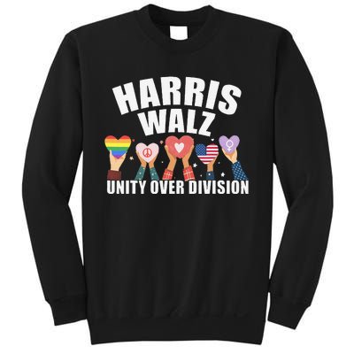 Harris Walz Unity Over Division Election 2024 Sweatshirt