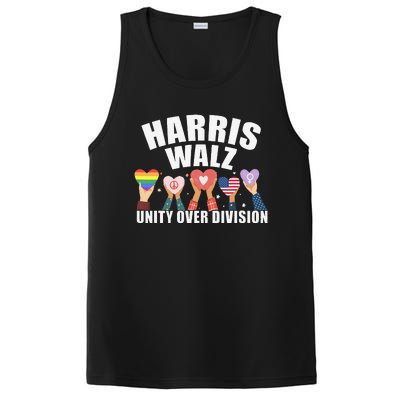 Harris Walz Unity Over Division Election 2024 PosiCharge Competitor Tank