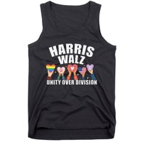 Harris Walz Unity Over Division Election 2024 Tank Top