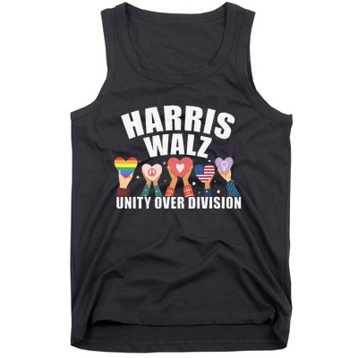 Harris Walz Unity Over Division Election 2024 Tank Top