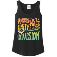 Harris Walz Unity Over Division Kamala Harris Tim Walz 2024 Ladies Essential Tank