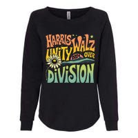 Harris Walz Unity Over Division Kamala Harris Tim Walz 2024 Womens California Wash Sweatshirt