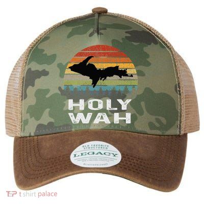Holy Wah Upper Peninsula Michigan Gifts Yooper Legacy Tie Dye Trucker Hat