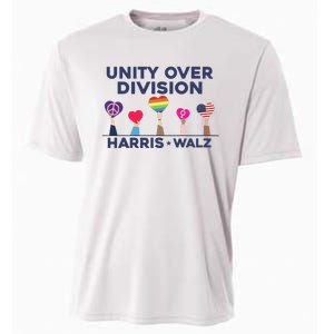 Harris Walz Unity Over Division Election 2024 Cooling Performance Crew T-Shirt