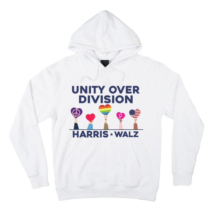 Harris Walz Unity Over Division Election 2024 Hoodie