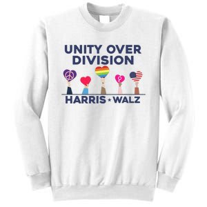 Harris Walz Unity Over Division Election 2024 Sweatshirt