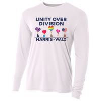 Harris Walz Unity Over Division Election 2024 Cooling Performance Long Sleeve Crew