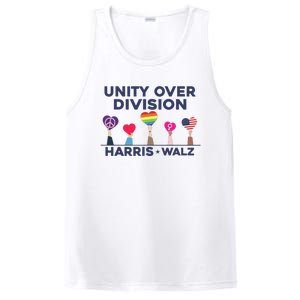 Harris Walz Unity Over Division Election 2024 PosiCharge Competitor Tank