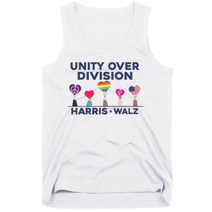 Harris Walz Unity Over Division Election 2024 Tank Top