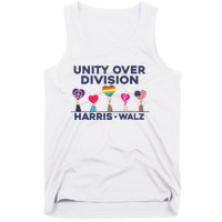 Harris Walz Unity Over Division Election 2024 Tank Top