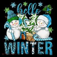 Hello Winter Vibes Cozy Season Snowman Christmas Pajamas Flatbill Hat