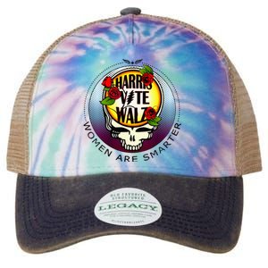 Harris Walz Vote Women Are Smarter Legacy Tie Dye Trucker Hat