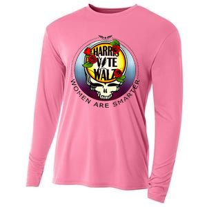 Harris Walz Vote Women Are Smarter Cooling Performance Long Sleeve Crew