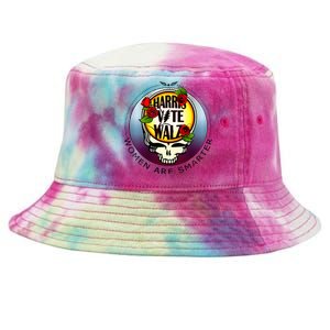 Harris Walz Vote Women Are Smarter Tie-Dyed Bucket Hat