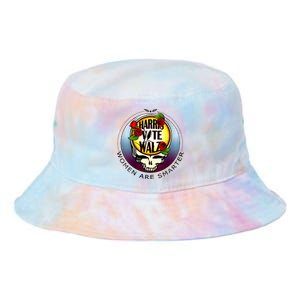 Harris Walz Vote Women Are Smarter Tie Dye Newport Bucket Hat