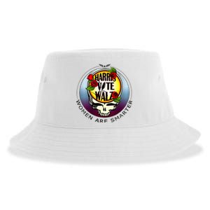 Harris Walz Vote Women Are Smarter Sustainable Bucket Hat